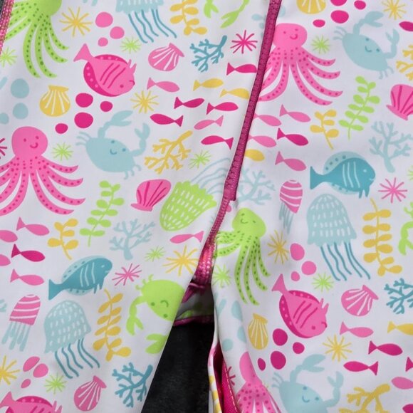I Play Baby Swim Sunsuit 12 Months UPF 50 Ocean Print - Picture 6 of 7